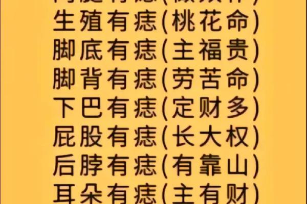 臀痣相与命运解读：不同臀部痣的位置暗示着什么人生走向