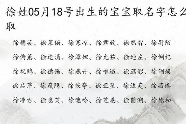 徐子如何起名更吉利