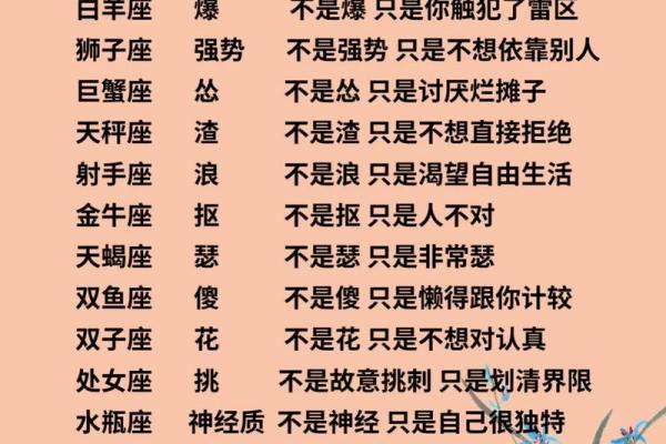 十二星座秘籍大揭秘：你的星座性格密码